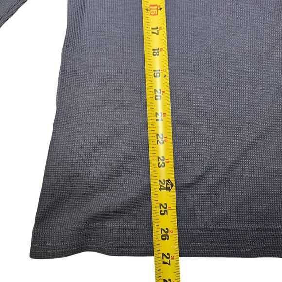 Eddie Bauer Womens size XL Thermal Henley Top Lace/Button Neckline Waffle Y2K - Picture 9 of 11